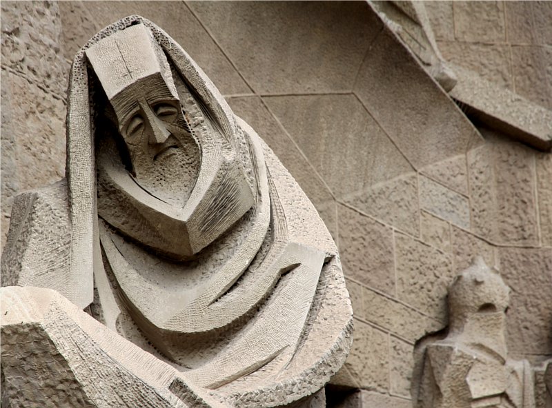 Statue at Sagrada Familia